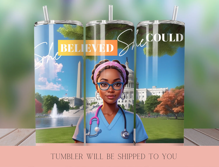 Women Doctors Tumbler | Doctor Tumbler | Caretaker Tumbler | 20 oz Skinny Tumbler - Inspired BYou Home Decor