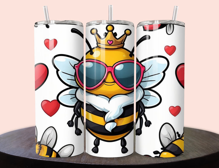 Bee Mine Valentine Tumbler | Tumbler Design | Valentine’s Day Gift Tumbler - Inspired BYou Home Decor