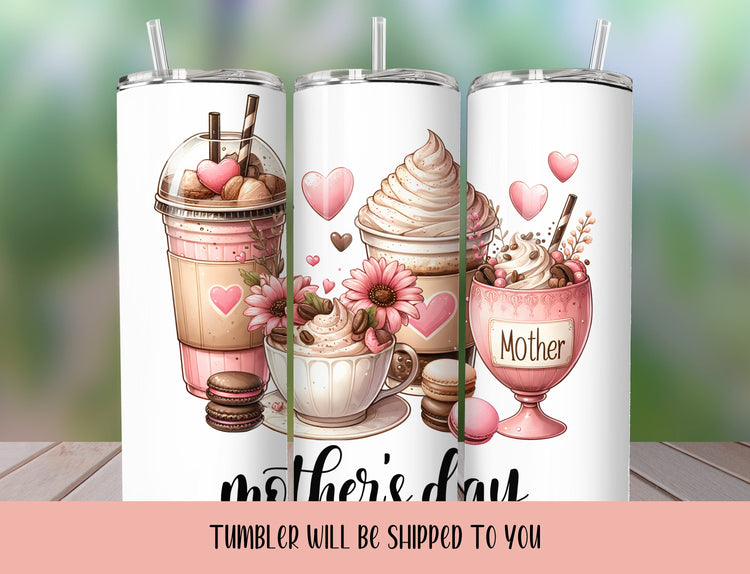 Mothers Day Tumbler | Mothers Day Tumbler | Coffee Tumbler | Pink Tumbler | Personalized Mothers Day Gift - Inspired BYou Home Decor