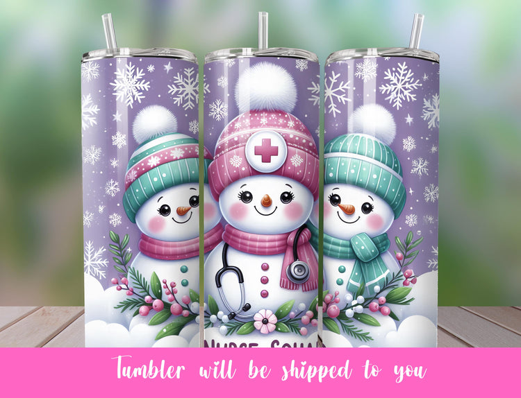 Nurse Christmas tumbler | Christmas Tumbler | Christmas Tumbler for Nurse - Inspired BYou Home Decor