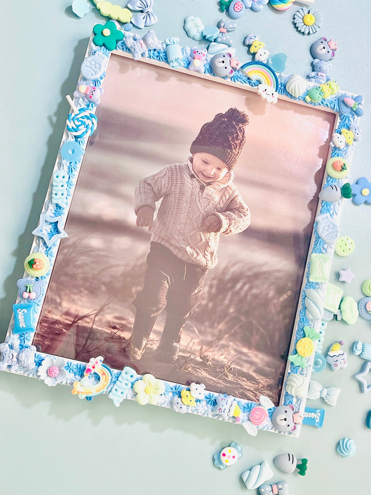 Baby Blue  8x10 Picture Frame | Personalized Blue Picture Frame | Baby Picture Frame - Inspired BYou Home Decor