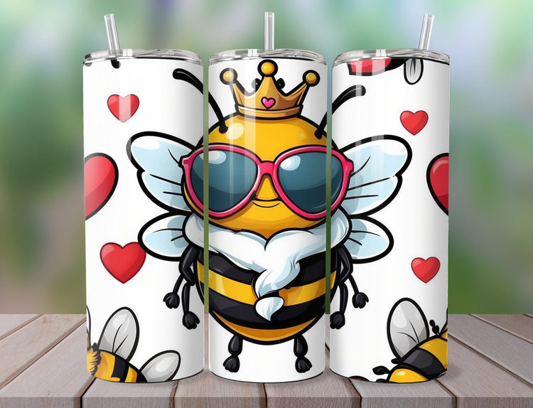 Bee Mine Valentine Tumbler |  Tumbler Design | Valentine’s Day Gift Tumbler - Inspired BYou Home Decor