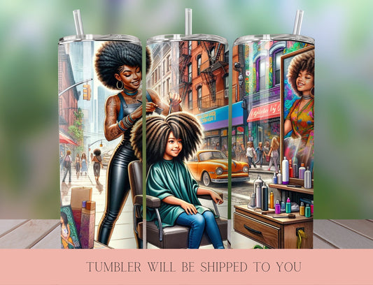 Cherished Salon Day  Tumbler | Stylist Tumbler  | Hair Stylist  Tumbler | Hair Salon Tumbler - Inspired BYou Home Decor