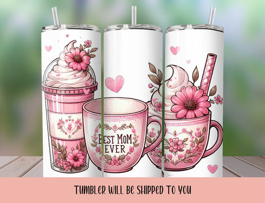 Mothers Day Tumbler | Mothers Day Tumbler  | Coffee Tumbler |  Pink Tumbler | Personalized Mothers Day Gift