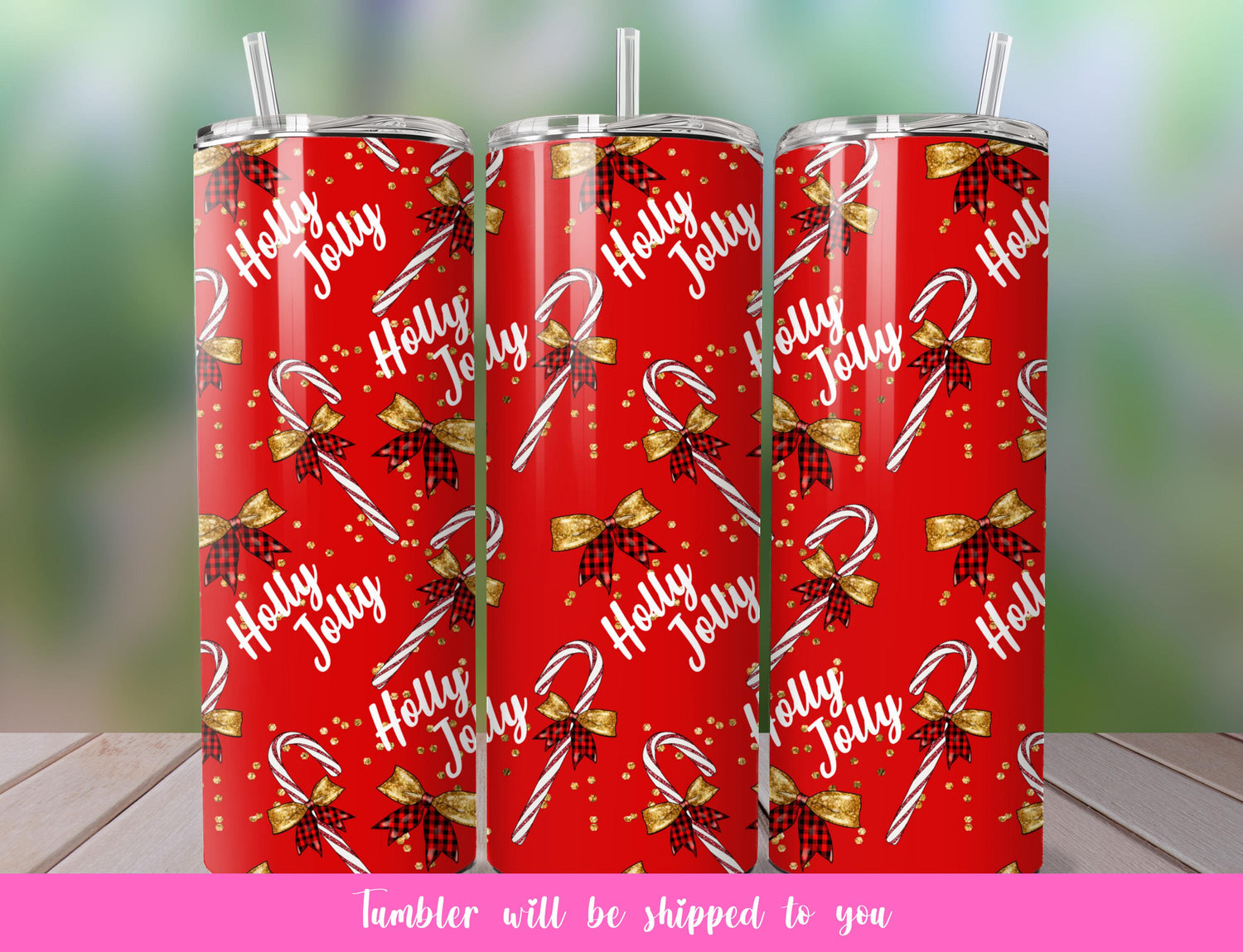 Holly Jolly Tumbler