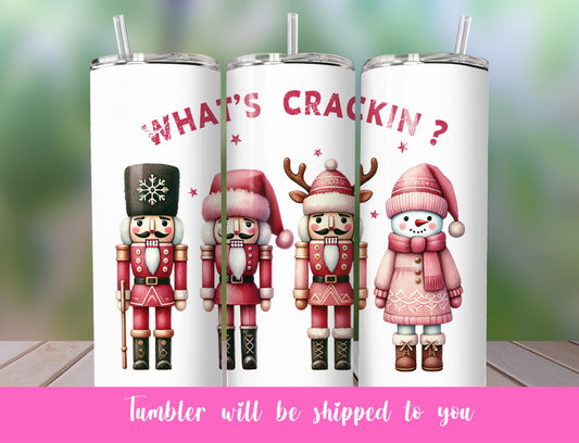 pink nutcracker tumbler