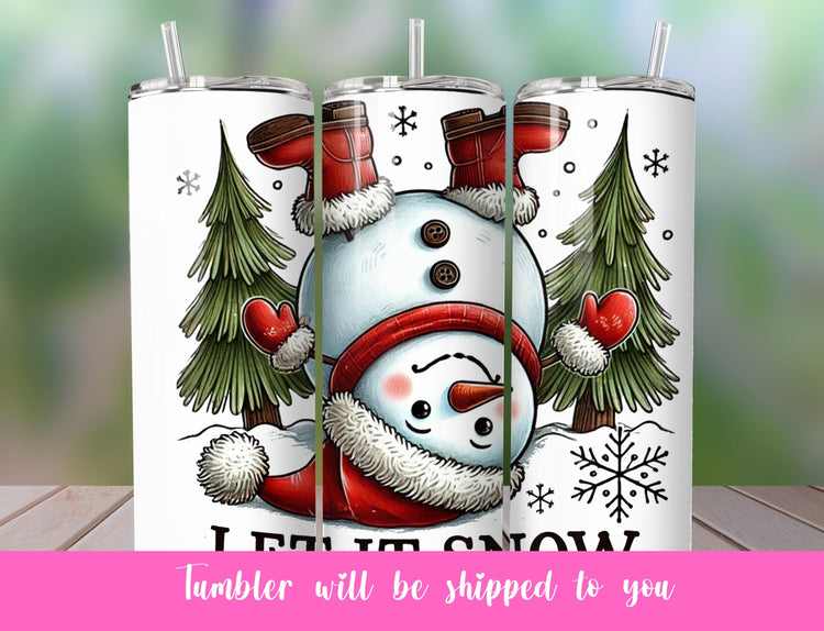 Snowman tumbler