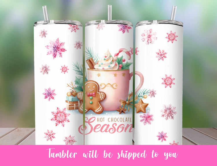 Hot Chocolate Christmas Tumbler