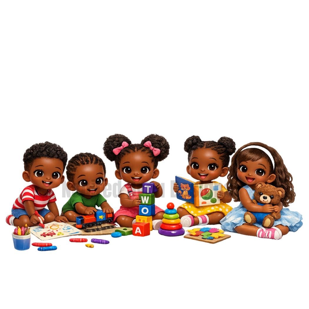 cute kids clip art digital downloads