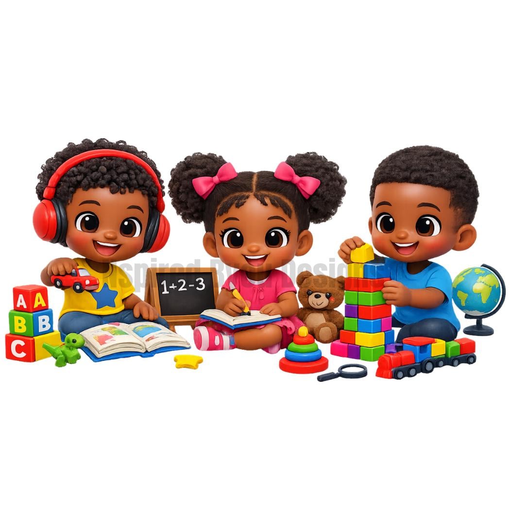 cute kids clip art digital downloads