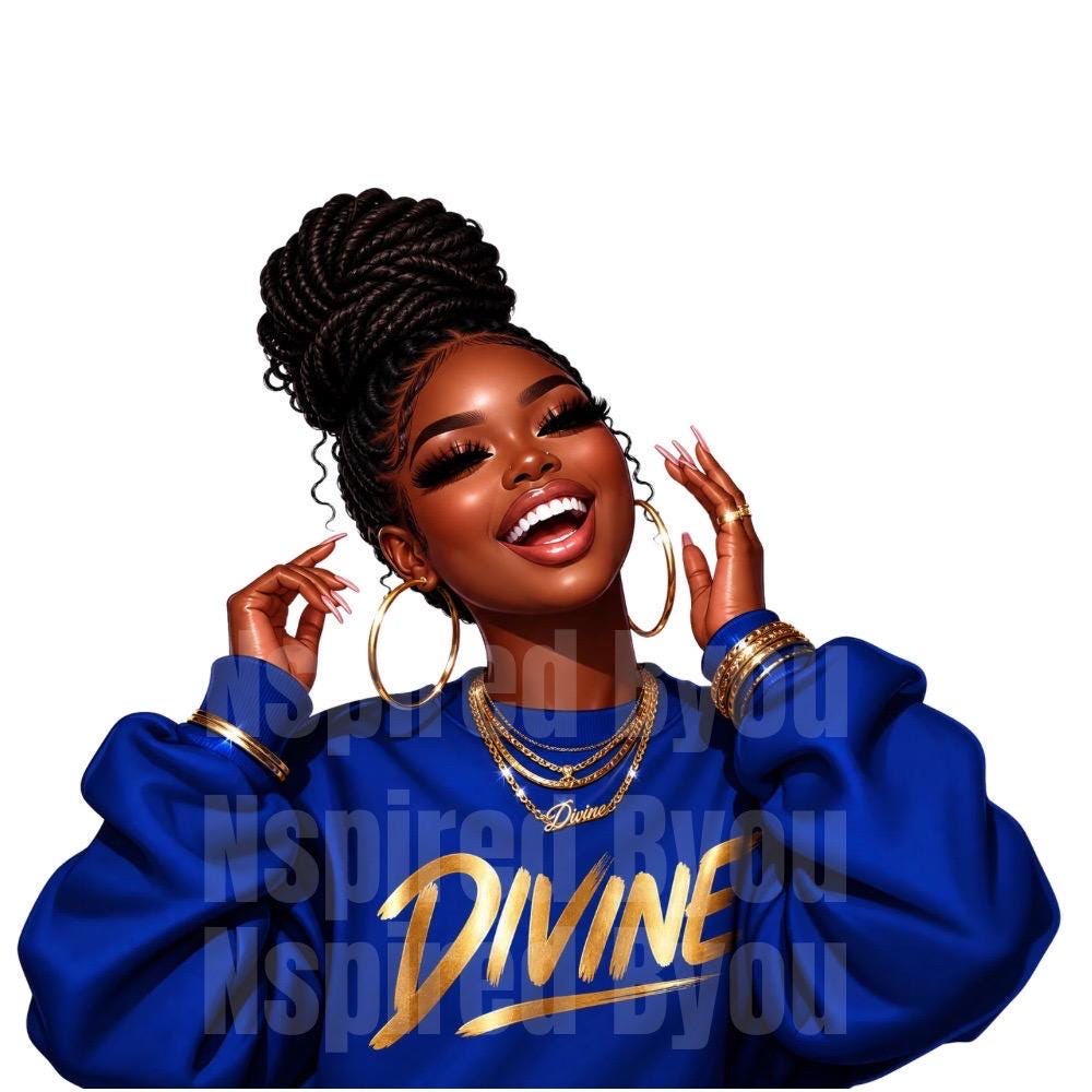 black girl affirmations digital download