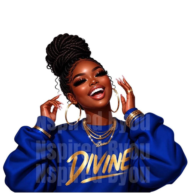 black girl affirmations digital download