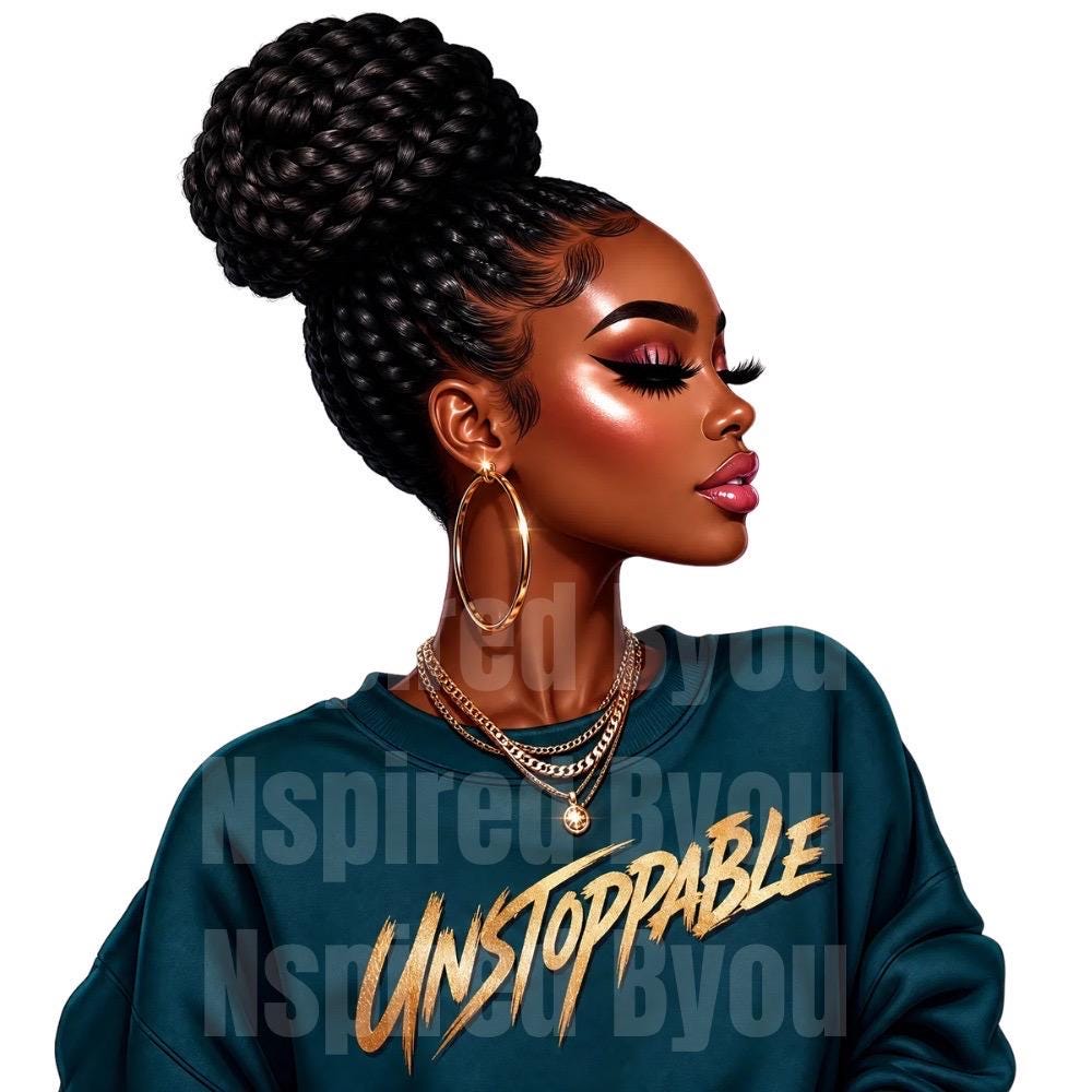 black girl affirmations digital download