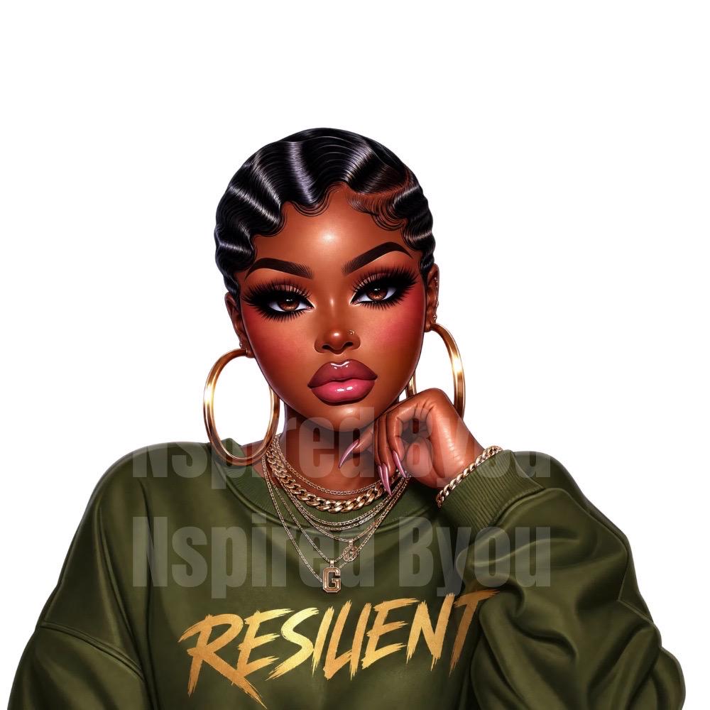 black girl affirmations digital download