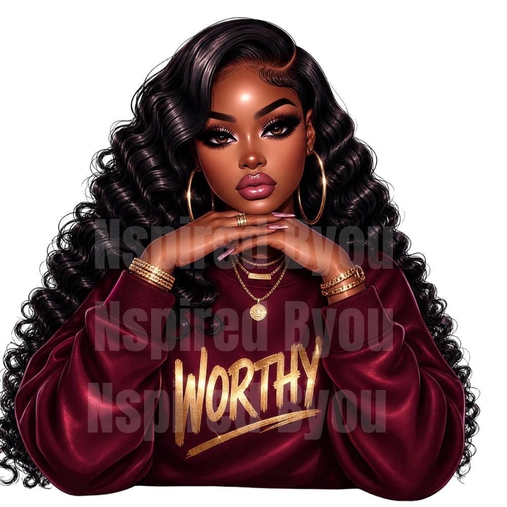 black girl Affirmations digital download bundle