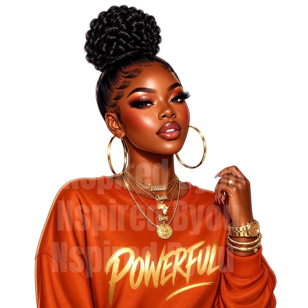black girl Affirmations digital download bundle
